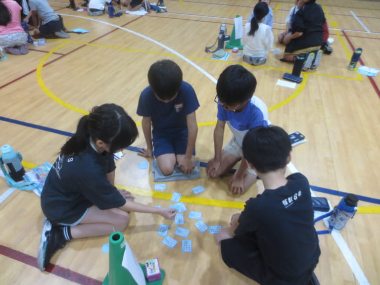 【4年生】プラかご作り